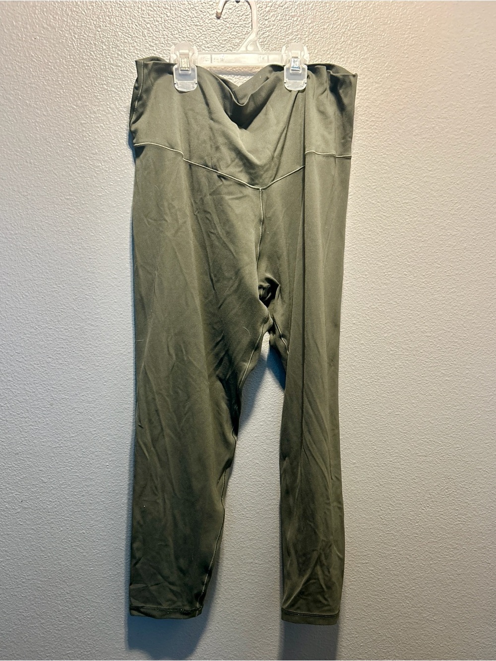 Offline By Aerie Real Me High Waisted 7/8 Leggings XXL Olive Green Ankle